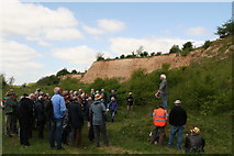 TF2888 : Lincolnshire Wolds Walking Festival 2015 opens at Welton le Wold Quarry by Chris