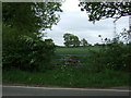 Field entrance off Garland Lane (B585)