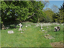SU9072 : St Mary's graveyard, Winkfield by Alan Hunt