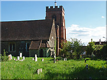SU9072 : St Mary's Church, Winkfield by Alan Hunt