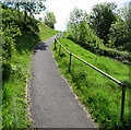 Steep path up from Pontygof, Ebbw Vale