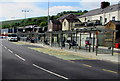 Bus station substitute in Ebbw Vale