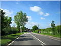 B4088 Approaching Harvington Village Sign & 30mph Limit