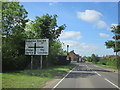 B4088 Harvington Approaching Crossroads