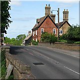 TL2256 : Abbotsley: High Street and Vicarage Farmhouse by John Sutton