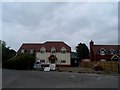 Houses on the site of the former Cock Inn, Stocking Pelham