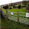 Kissing gate entrance to Littledean Recreation Ground