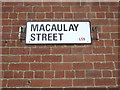 SE3133 : Macaulay Street sign by Geographer