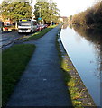 Canalside path in Worcester