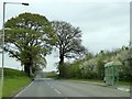 SJ2205 : Bus shelter by A458 south of Welshpool by David Smith