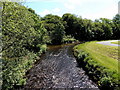 ST0381 : Confluence of the Clun and Ely in Pontyclun by Jaggery