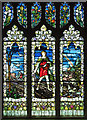 TG3613 : St Mary's church in South Walsham (stained glass) by Evelyn Simak