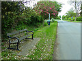 Seat along Claydon Road in Cropredy