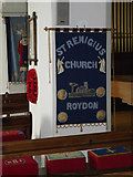 TM0980 : Banner of St.Remigius Church by Geographer