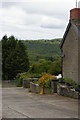 View across the valley of Afon Cych