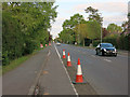 Bike lane, Huntingdon Road