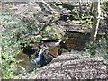SE0722 : Waterfall on Maple Dean Clough, Norland by Humphrey Bolton