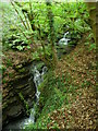 SE0722 : Waterfalls on Maple Dean Clough, Norland (18) by Humphrey Bolton