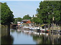 Boats at mouth of Grand Union Canal, Brentford