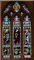 SU8504 : Stained glass window, Chichester Cathedral  by Julian P Guffogg