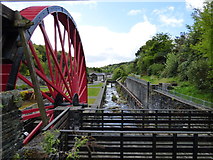 SC4384 : Laxey:  view up Laxey Valley from the 'Lady Evelyn' wheel by Dr Neil Clifton