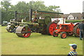 View of two steam rollers and a Nuffield Universal 4 in the St Albans Steam and Country Show