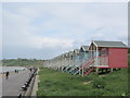 Beach huts beside Warden Bay