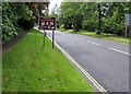 Romsey Historic Market Town sign