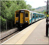 SO1707 : Train not yet at the Ebbw Vale terminus by Jaggery