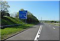 M65 eastbound at  junction 6