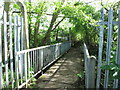 Footbridge over the River Sherbourne