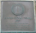 NL9839 : Hynish Signal Tower plaque by M J Richardson