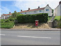 Postbox in a brick pillar, Station Road, Castle Cary