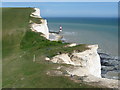 TV5795 : Beachy Head Lighthouse from Shooters' Bottom by Marathon