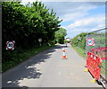 Four 30mph speed limit signs, Brister End, Yetminster