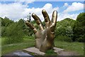 SK5962 : Golden Hand in Vicar Water Country Park by Graham Hogg