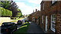 Lyddington - Main Street at the entrance to Church Lane