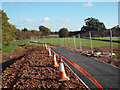 SX9289 : Footpath and cycleway for Matford Green Business Park, Matford, Exeter by Robin Stott