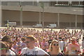 View of Colour Runners gathering for the colour throw #3