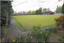 SJ7890 : Bowling green in Walton Park by Bill Boaden