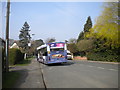 Bus on Station Road, Copmanthorpe