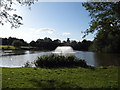 Pond and fountain at Wentworth Golf Club