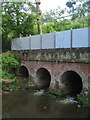 Cove Brook passing under the railway