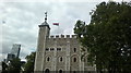 View of the White Tower from inside the Tower of London #3