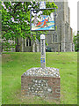 TM0695 : Besthorpe village sign by Adrian S Pye