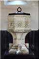 St Peter, Belsize Square - Font