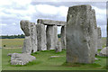SU1242 : Stonehenge, Sarsen Stones by Alan Hunt