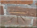 Benchmark on Bennetts Cottage, Langport