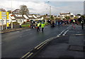 SS9581 : Back of the Remembrance Sunday Parade in Pencoed by Jaggery
