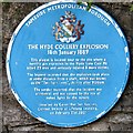 SJ9495 : Blue Plaque: Hyde Colliery Explosion by Gerald England